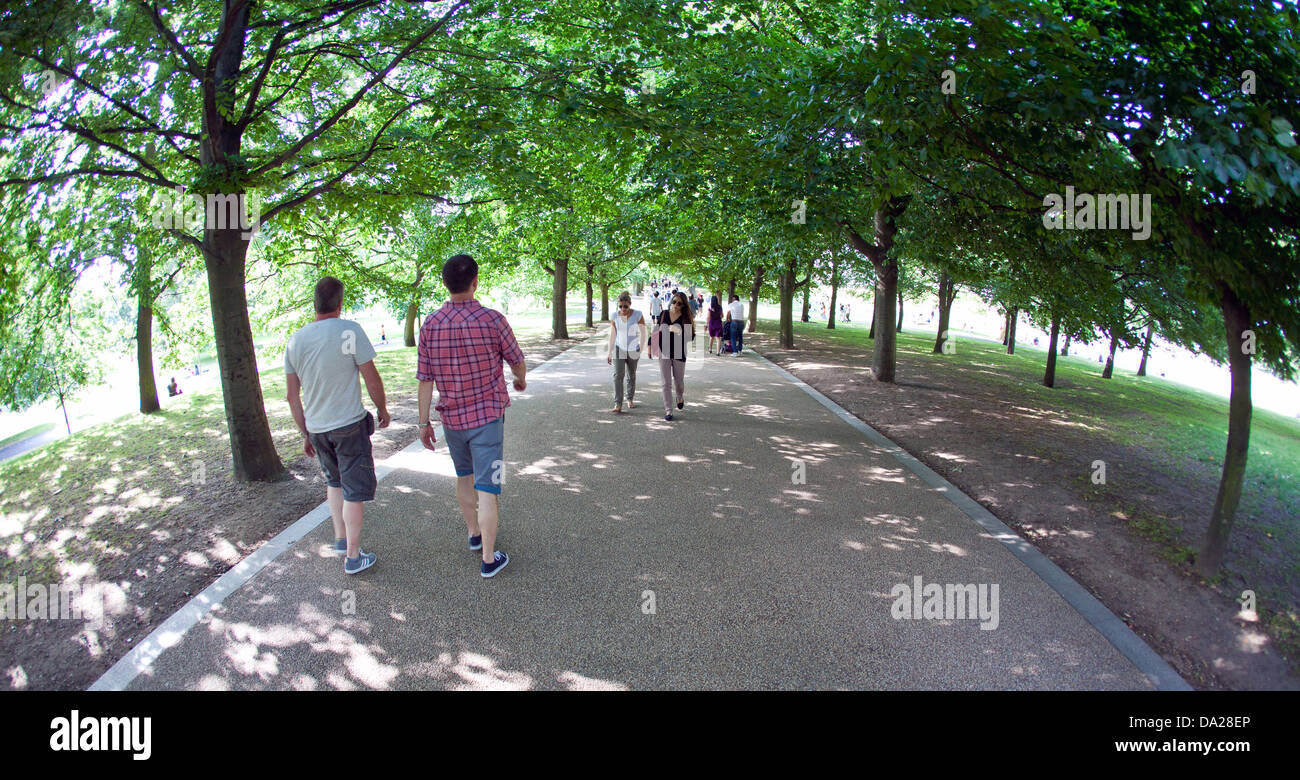 Greenwich Park in der Sommer-London UK Stockfoto