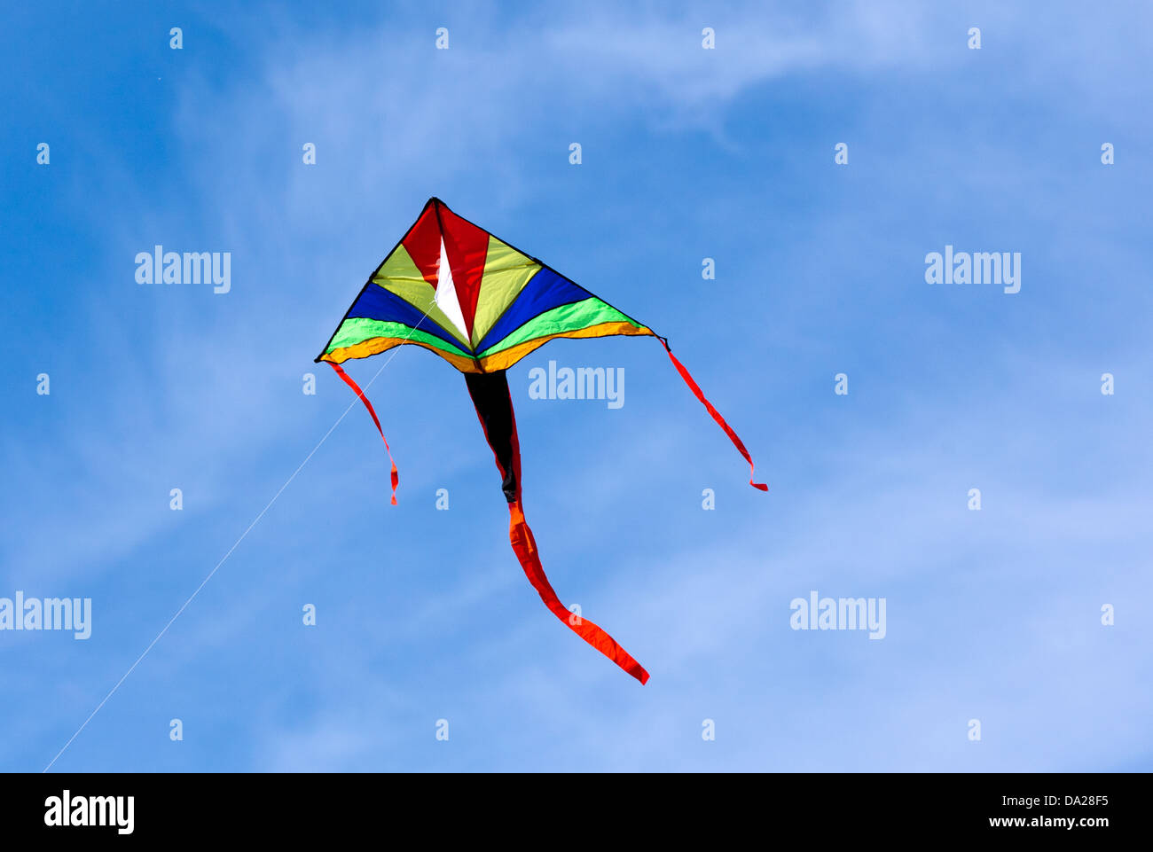 Fliegt ein Kite Greenwich Park-London-UK Stockfoto