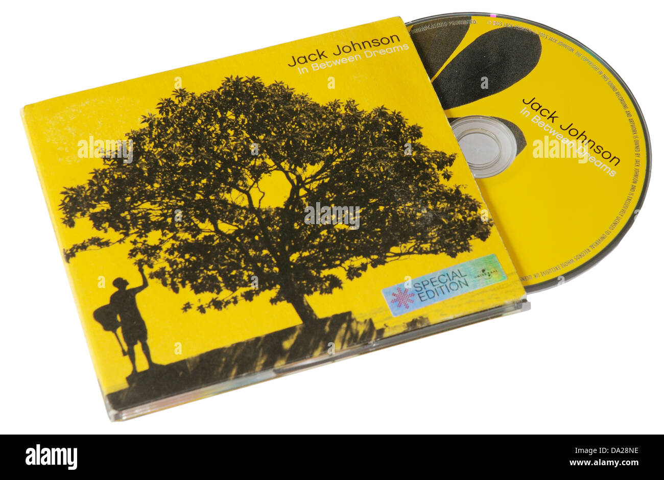 Jack Johnson In Between Dreams Album auf CD Stockfoto