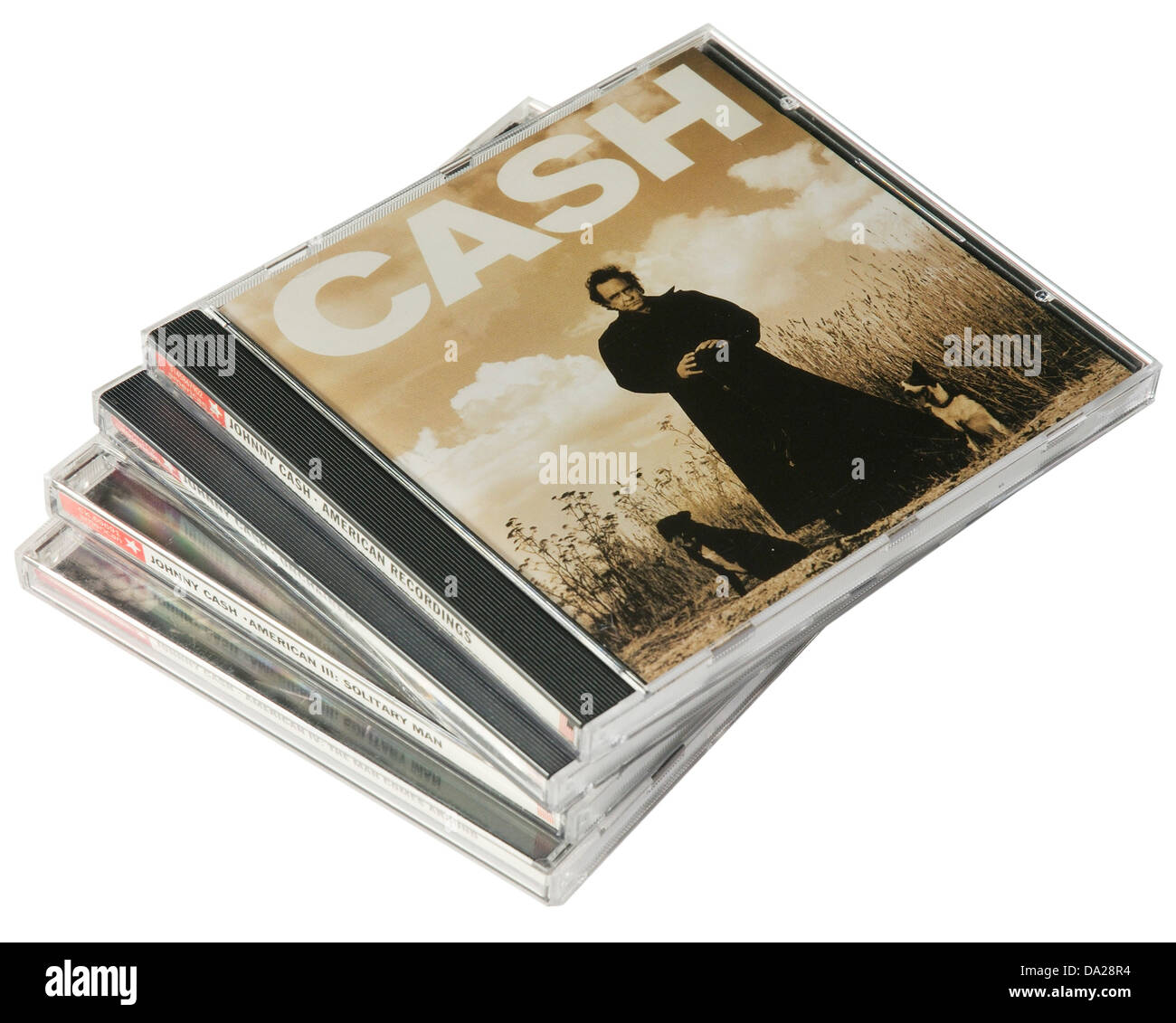 Johnny Cash American Recordings-Alben auf CD Stockfotografie - Alamy