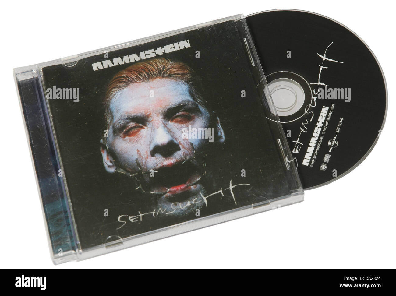 Rammstein Sehnsucht Album auf CD Stockfoto