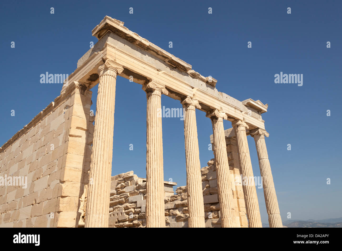 Das Erechtheion auf der Akropolis, Athen, Griechenland Stockfoto