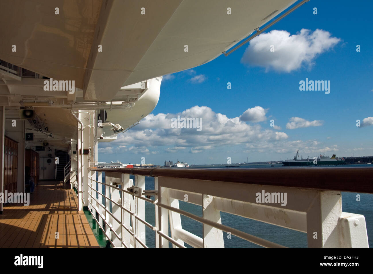 das Meer Southampton Stockfoto