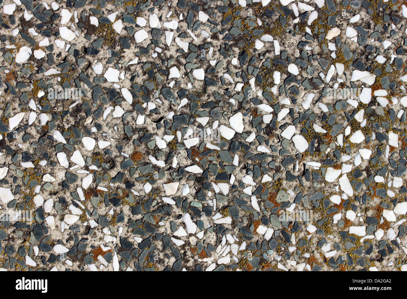 Dies ist eine Fläche von Altbeton, für einige Hintergrundinformationen. Stockfoto