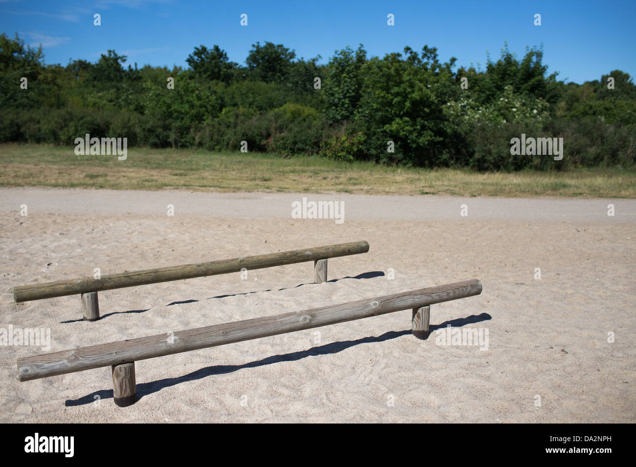 Spielplatz Park in Danzig, Polen Stockfoto