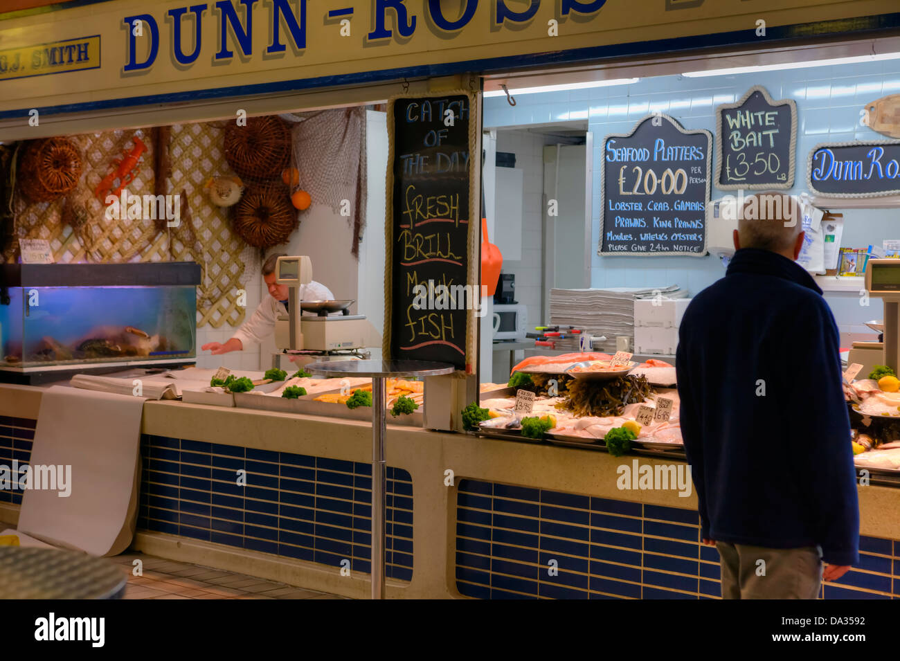 Beresford Markt, St. Helier, Großbritannien Stockfoto