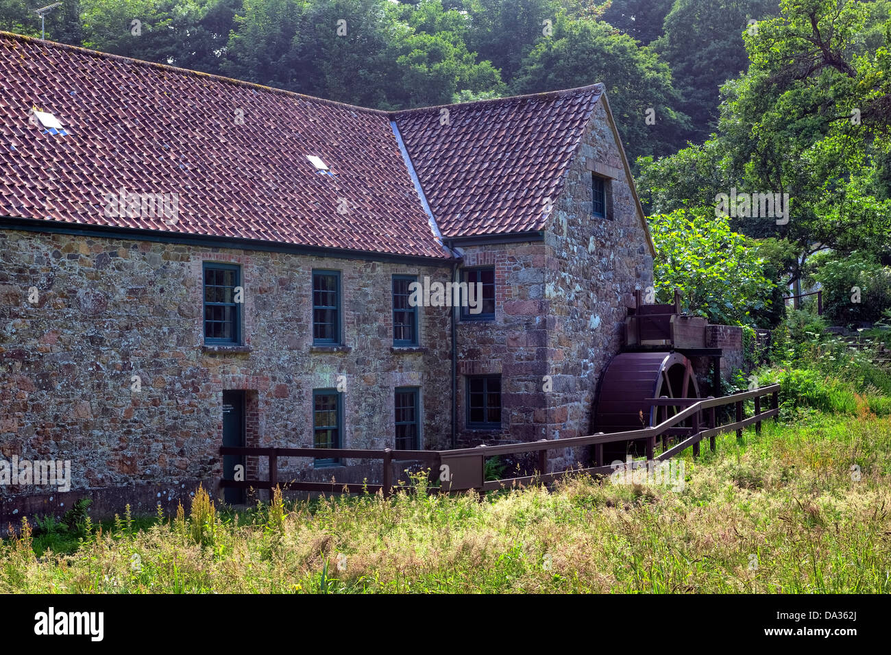 Moulin de Quetivel, Jersey, Großbritannien Stockfoto