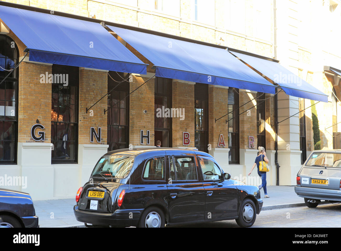 Das äußere der Bar des neu renovierten Great Northern Hotel in Kings Cross, öffnete im Jahre 1834 in viktorianischen Zeiten. Stockfoto