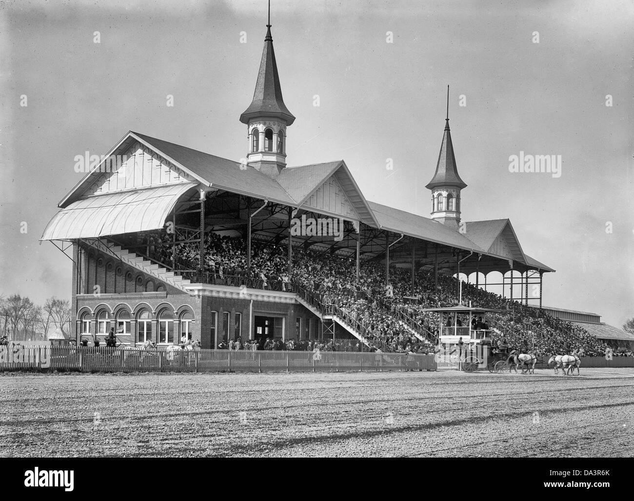 Churchill Downs in Louisville, Kentucky Derby Day, 1901 Stockfoto