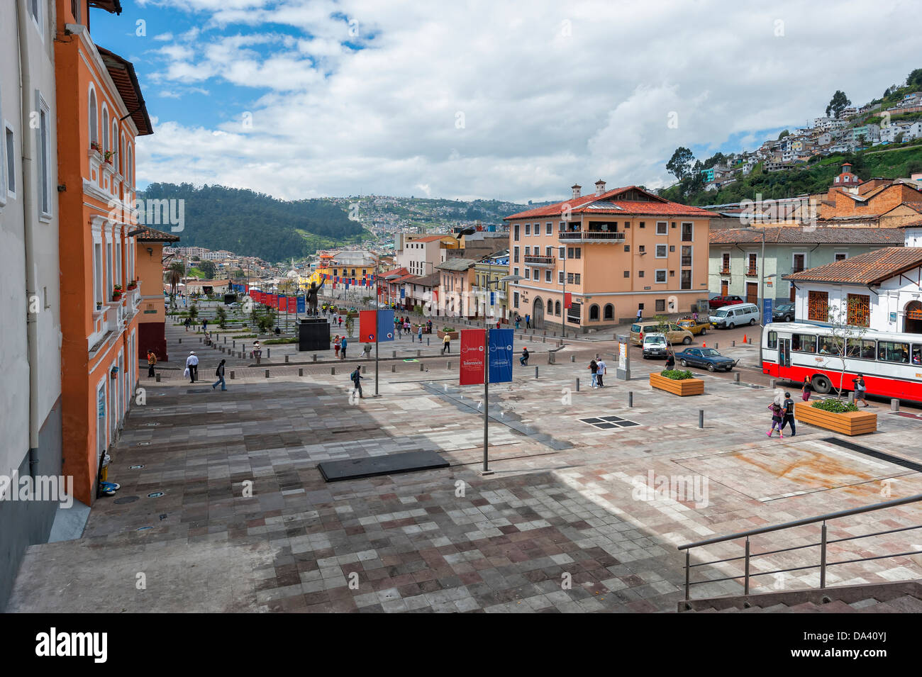 Allee 24 de Mayo, Quito, Provinz Pichincha, Ecuador Stockfoto
