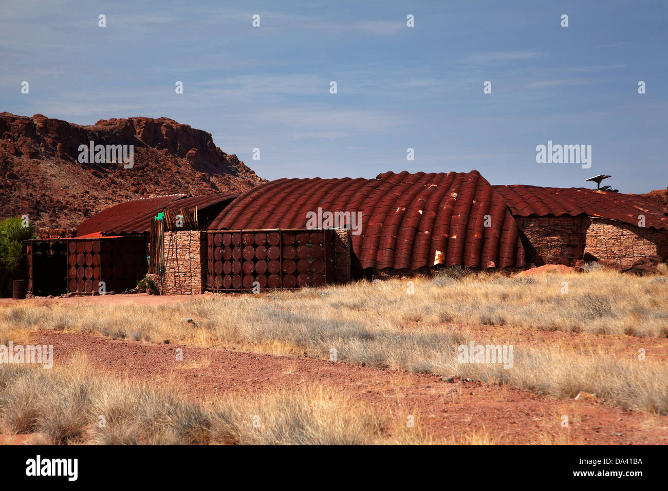 Besucherzentrum in Twyfelfontein UNESCO World Heritage Site, Damaraland, Namibia, Afrika Stockfoto