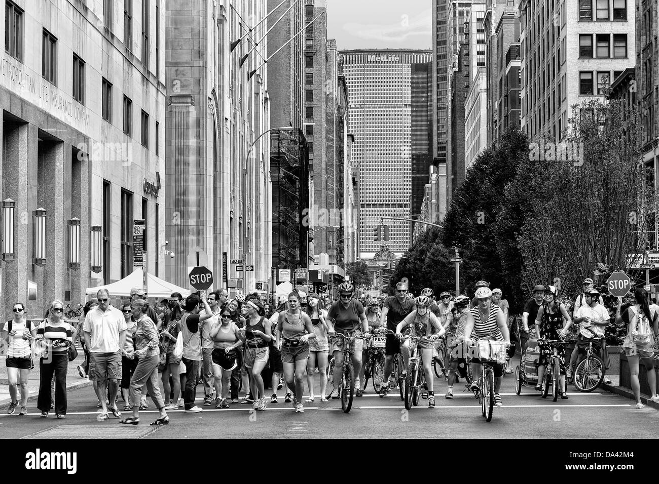 Sommer 2012 der Straßen in New York City Stockfoto