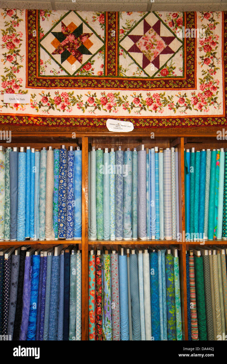 Florida Brooksville, Quiltmaterial, Verkauf, Geschäft, Geschäft, Besucher Reise Reise Reise Tourismus Wahrzeichen Kultur Kultur Kultur, Urlaub grou Stockfoto