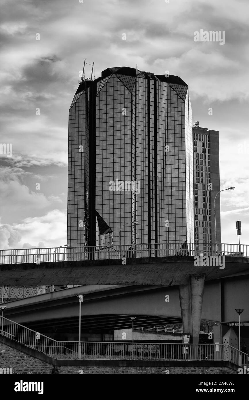 Gebäude, Paris, Frankreich Stockfoto