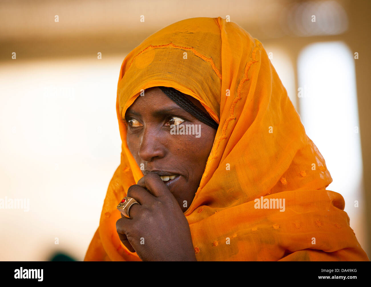 Eritreische Frau, Adi Keyh, Eritrea Stockfoto