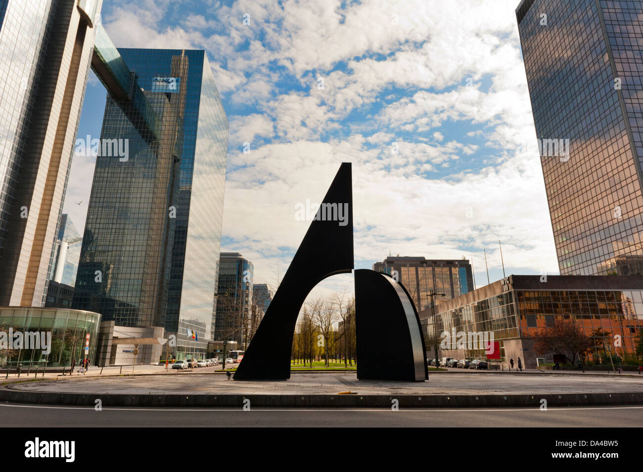 World Trade Center, Northern Quarter, den finanziellen Bezirk von Brüssel Boulevard Simon Bolivar, Belgien. Stockfoto