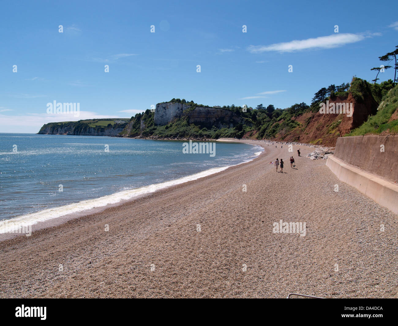 Seaton Strand, Devon, UK 2013 Stockfoto