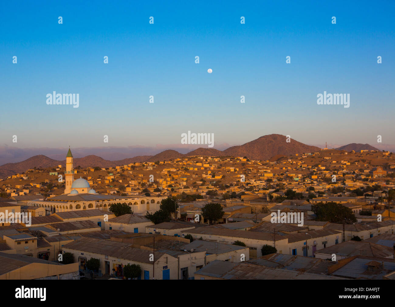 Overvoew der Stadt, Keren, Eritrea Stockfotografie Alamy