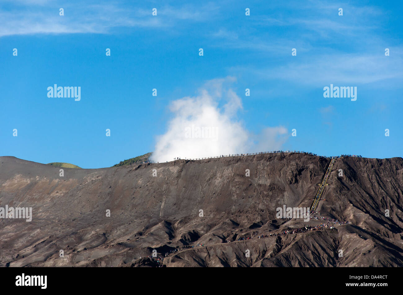 Schwelende vulcano Stockfoto
