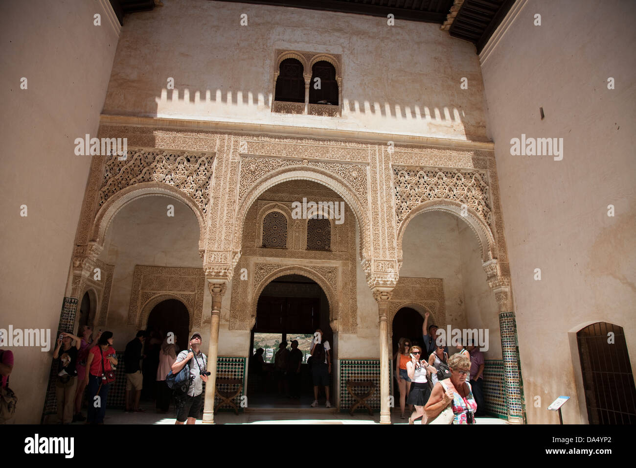 Alhambra Palast Granada Andalusien Spanien Stockfoto