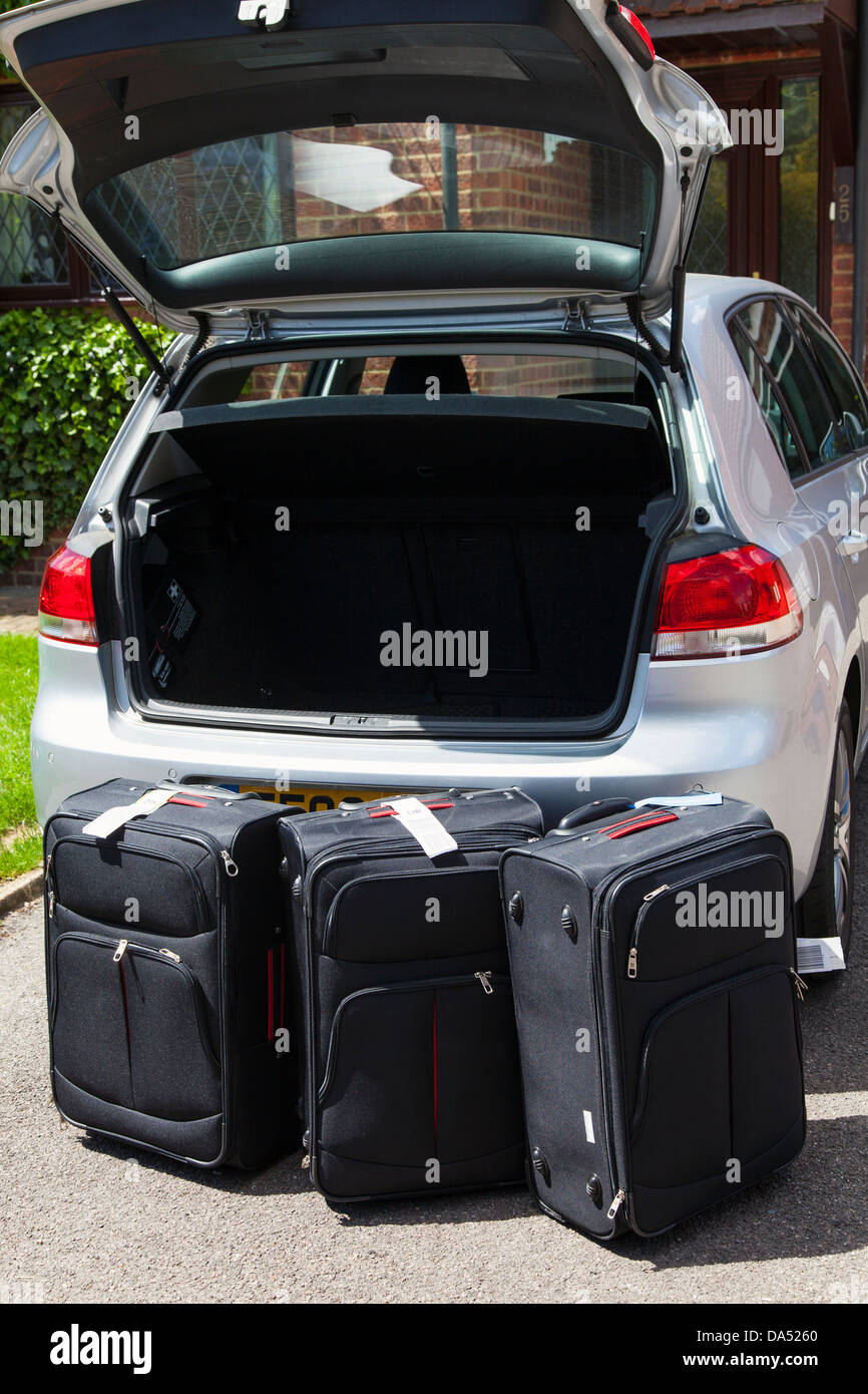 Zurück aus dem Urlaub Stockfoto