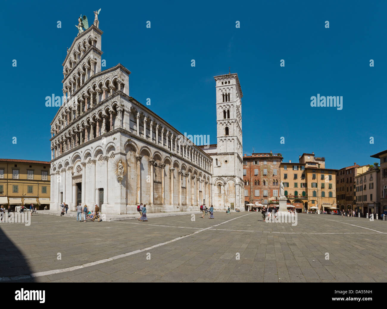 Lucca, Italien, Europa, Toskana, Toscana, platzieren, Kirche, weiß Stockfoto