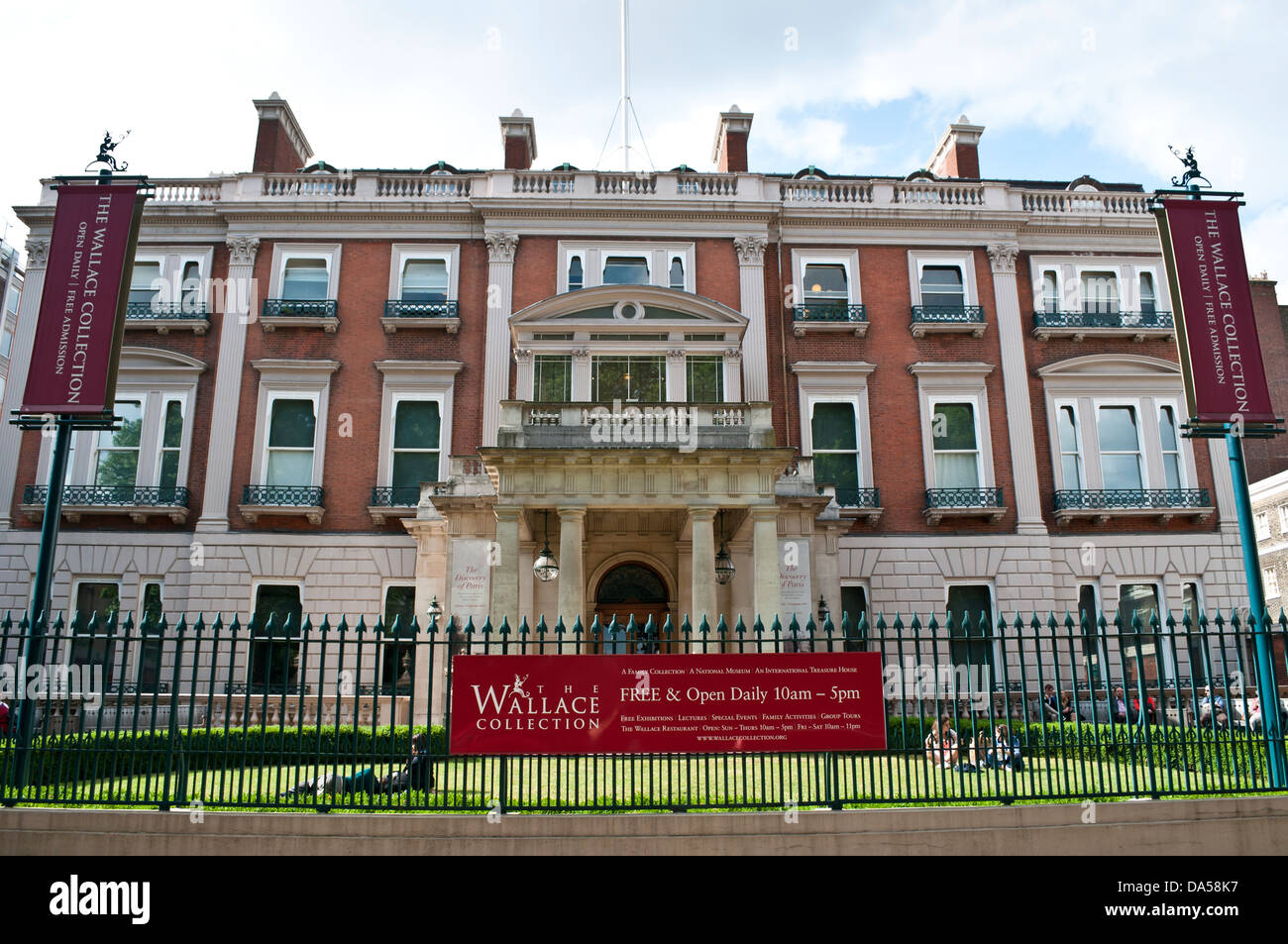 Die Wallace Collection Museum, London W1, UK Stockfoto