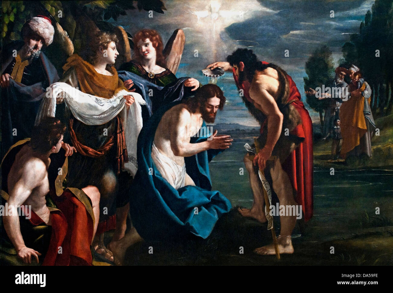 Die Taufe Christi von Emilio Savonanzi 1580-1660 Italien Italienisch Stockfoto