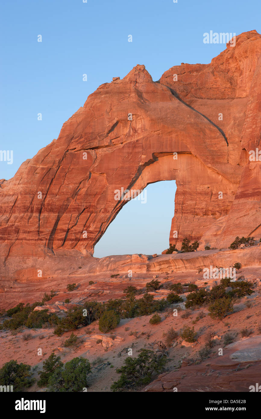 White Mesa Arch, im Nord-östlichen Teil von Arizona, USA Stockfoto