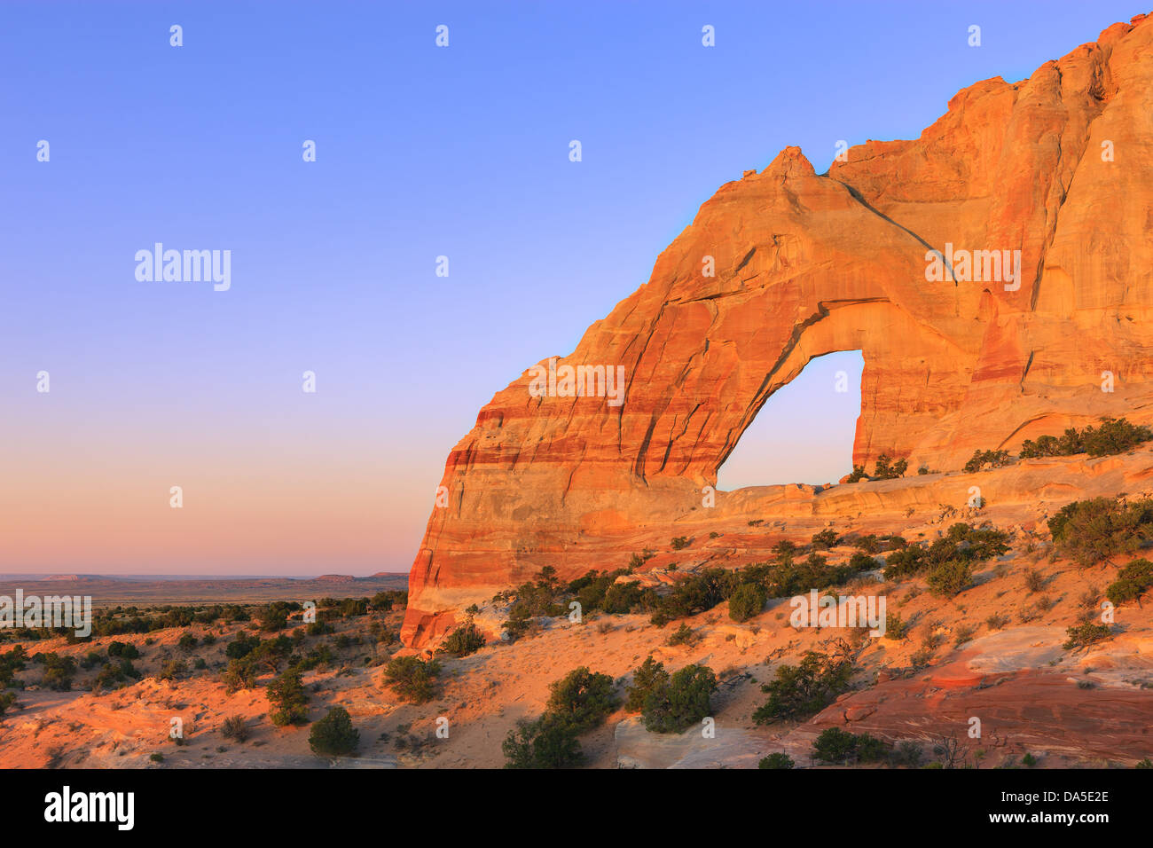 White Mesa Arch, im Nord-östlichen Teil von Arizona, USA Stockfoto