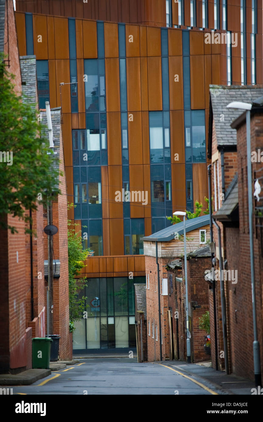 Alte und moderne Baustile in Leeds West Yorkshire England UK Stockfoto