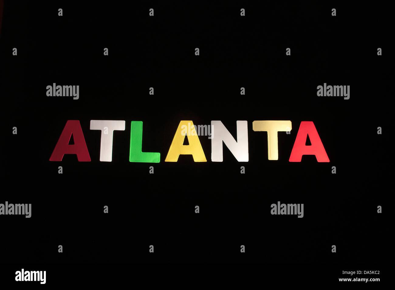 ATLANTA GEORGIA USA ZEICHEN Stockfoto