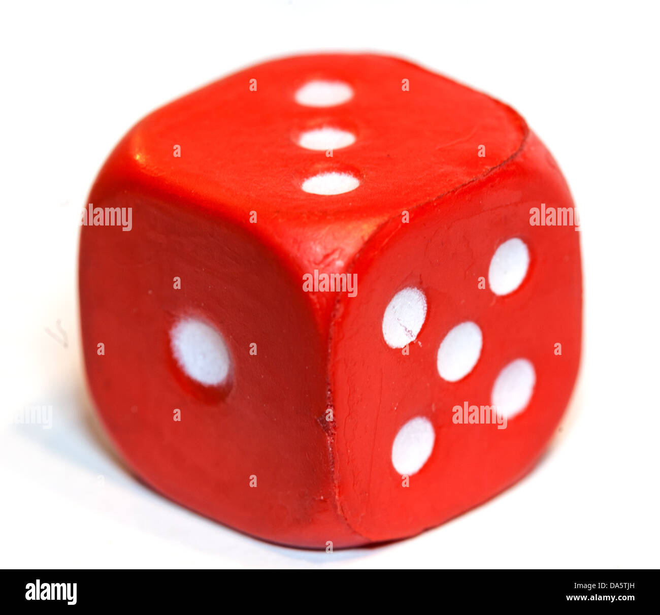 Würfel-rot Stockfoto