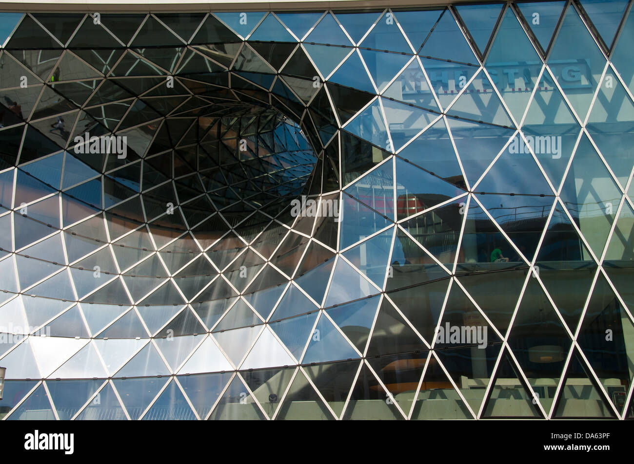 Modern, Fassade, Galerie MyZeil, Architektur, Glas, MyZeil, Palais Viertel, shopping Center, Frankfurt Am Main Frankfurt auf th Stockfoto