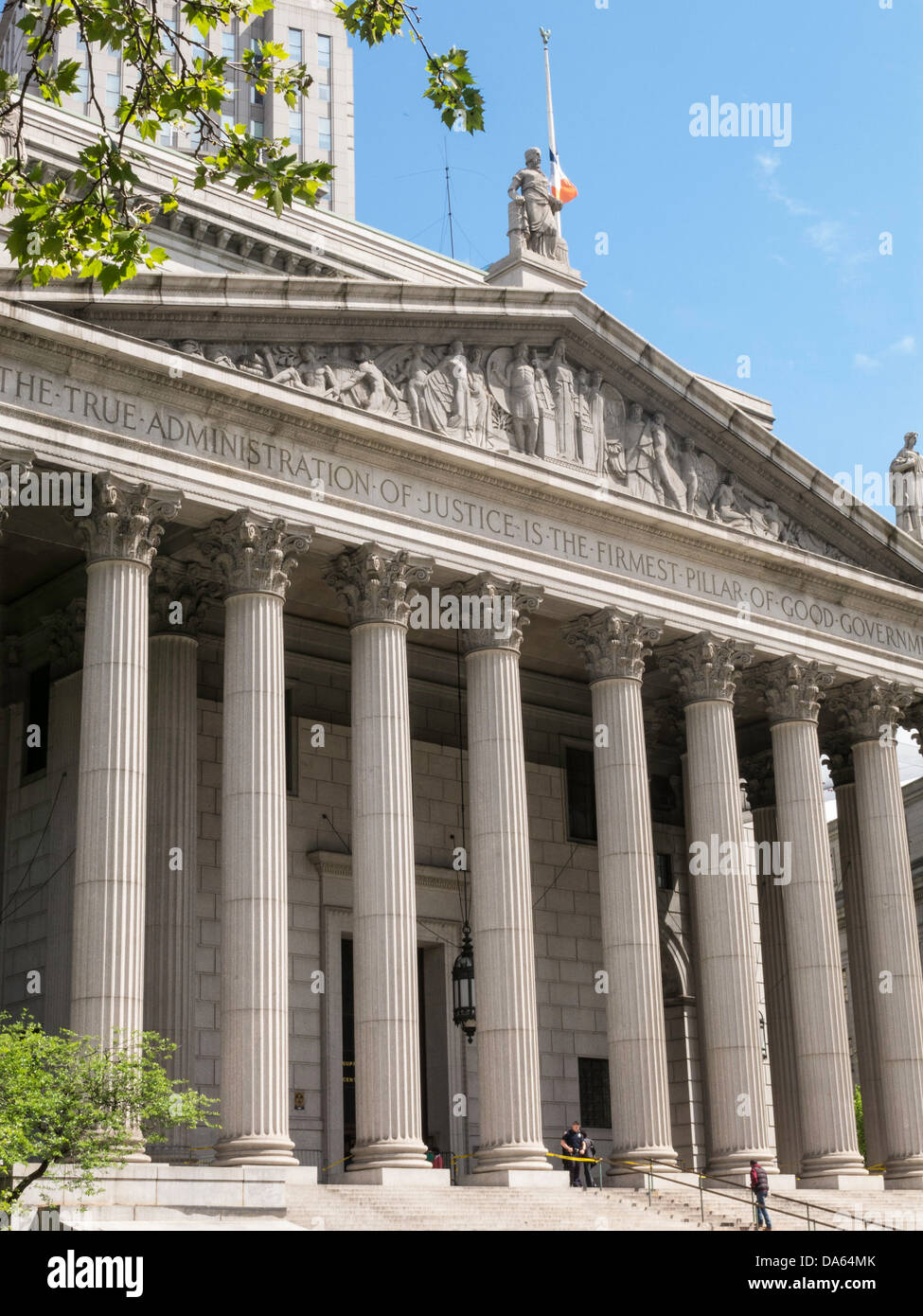 New York State Supreme Court Building, 60 Centre Street, NYC Stockfoto