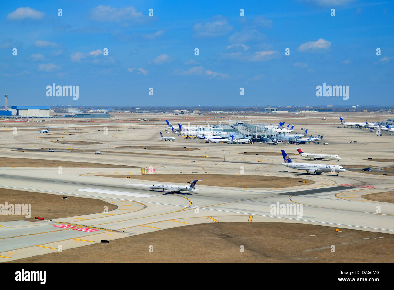Chicago O' Hare Flughafen außen Stockfoto