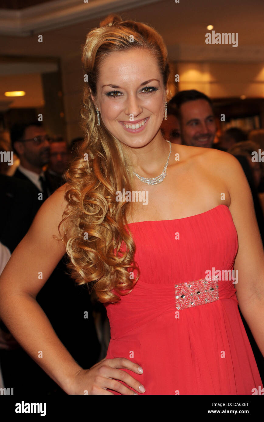 22.10.2011: deutsche Tennisspielerin Sabine Lisicki - Audi Generation Award 2011 in München. Stockfoto