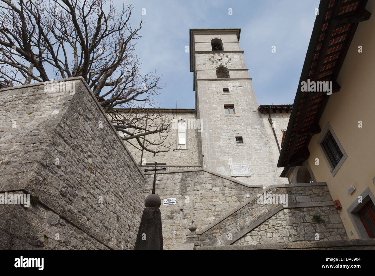 Historischen und touristischen Sehenswürdigkeiten des Friauls, Castelmonte Heiligtum, Italien Stockfoto