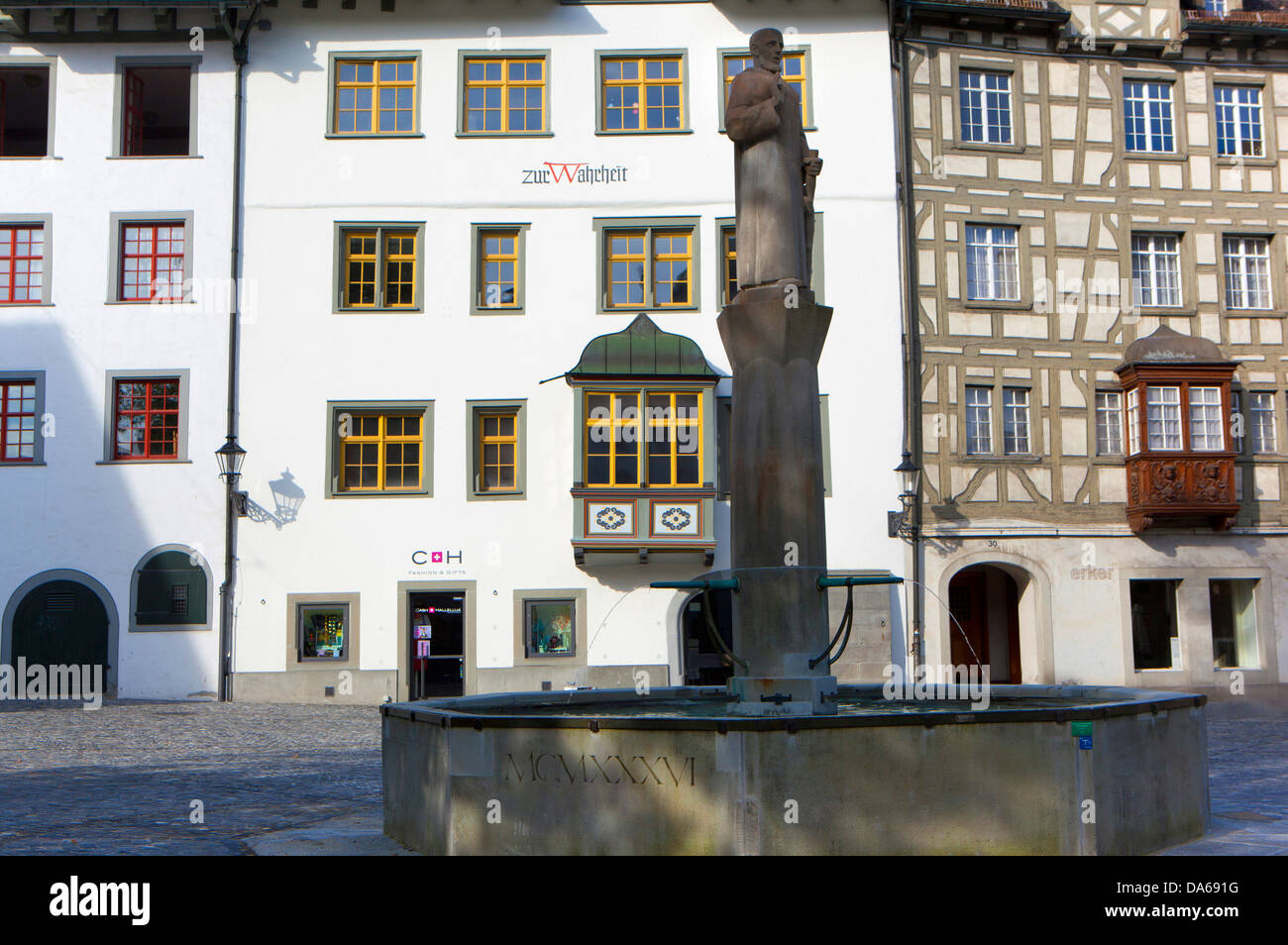 St. Gallen, St. Gallen, platzieren, Gallus, Schweiz, Europa, Kanton