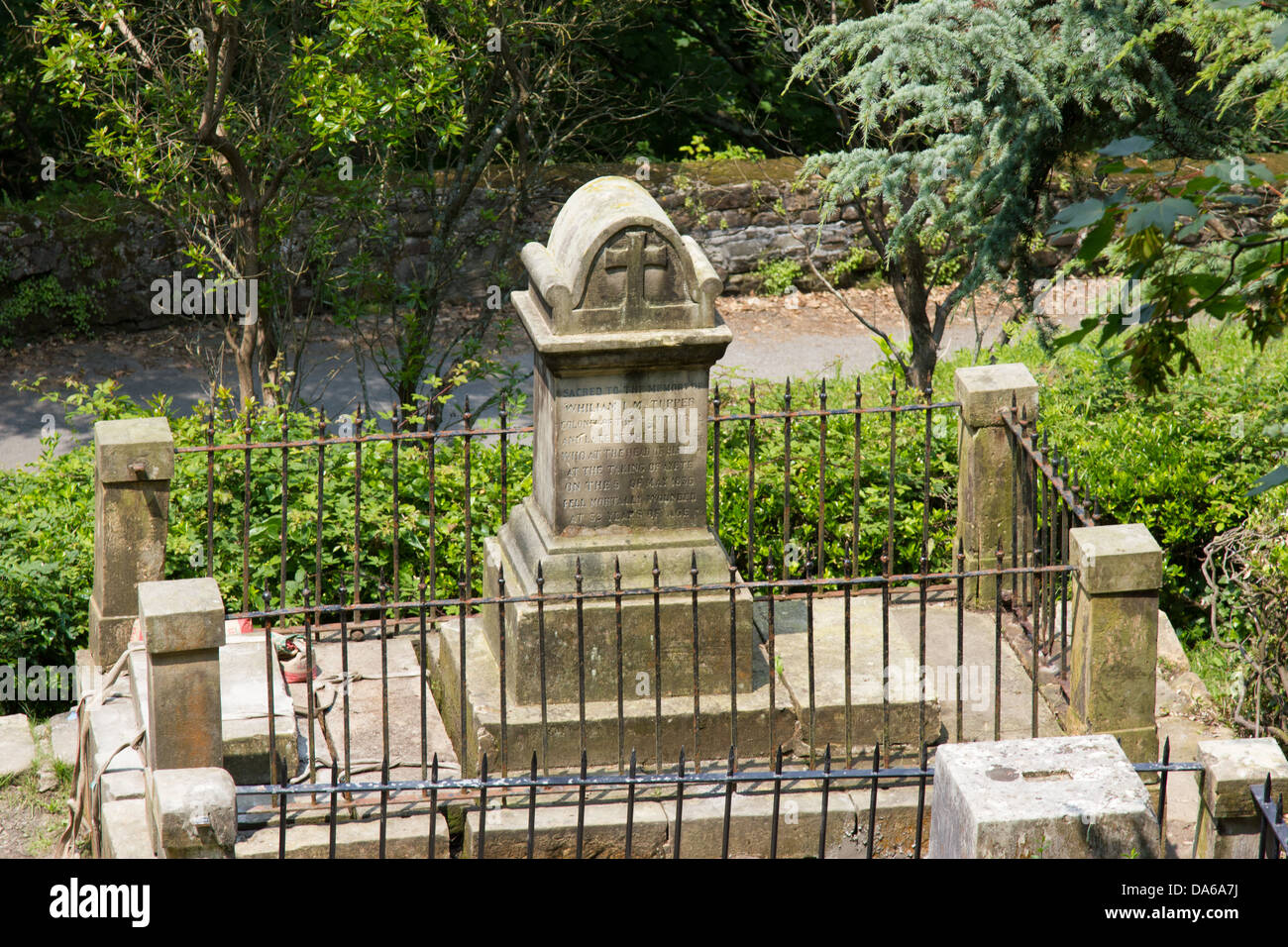 Englischen Friedhof in Donostia, Baskenland Stockfoto