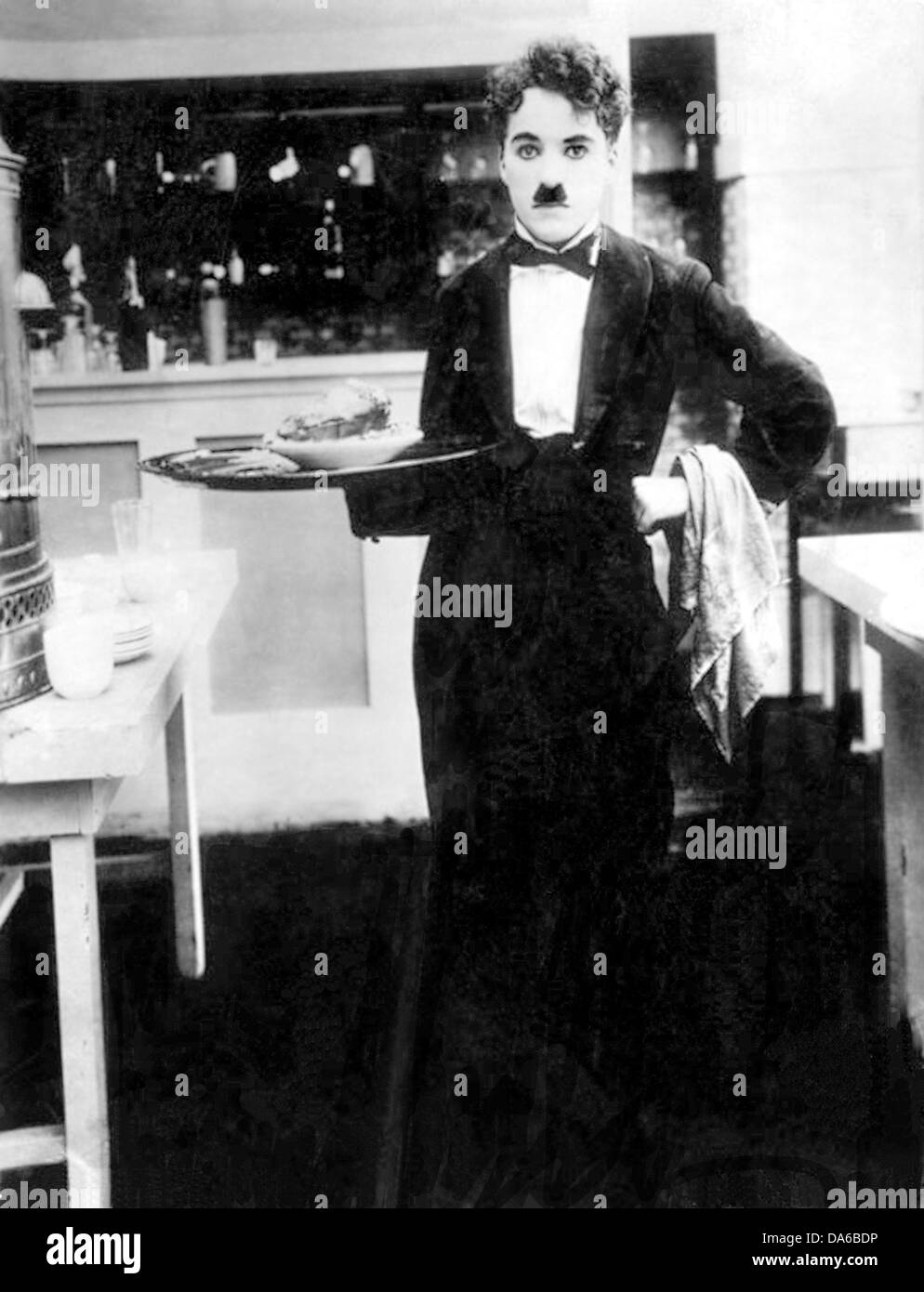 DIE Eisbahn 1916 gegenseitige Films Produktion mit Charlie Chaplin Stockfoto