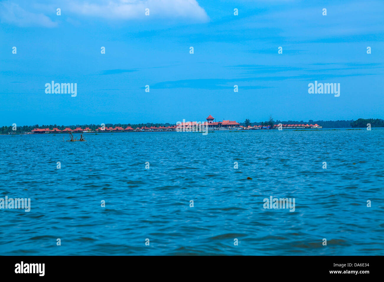 Gelassenheit der backwaters Stockfoto