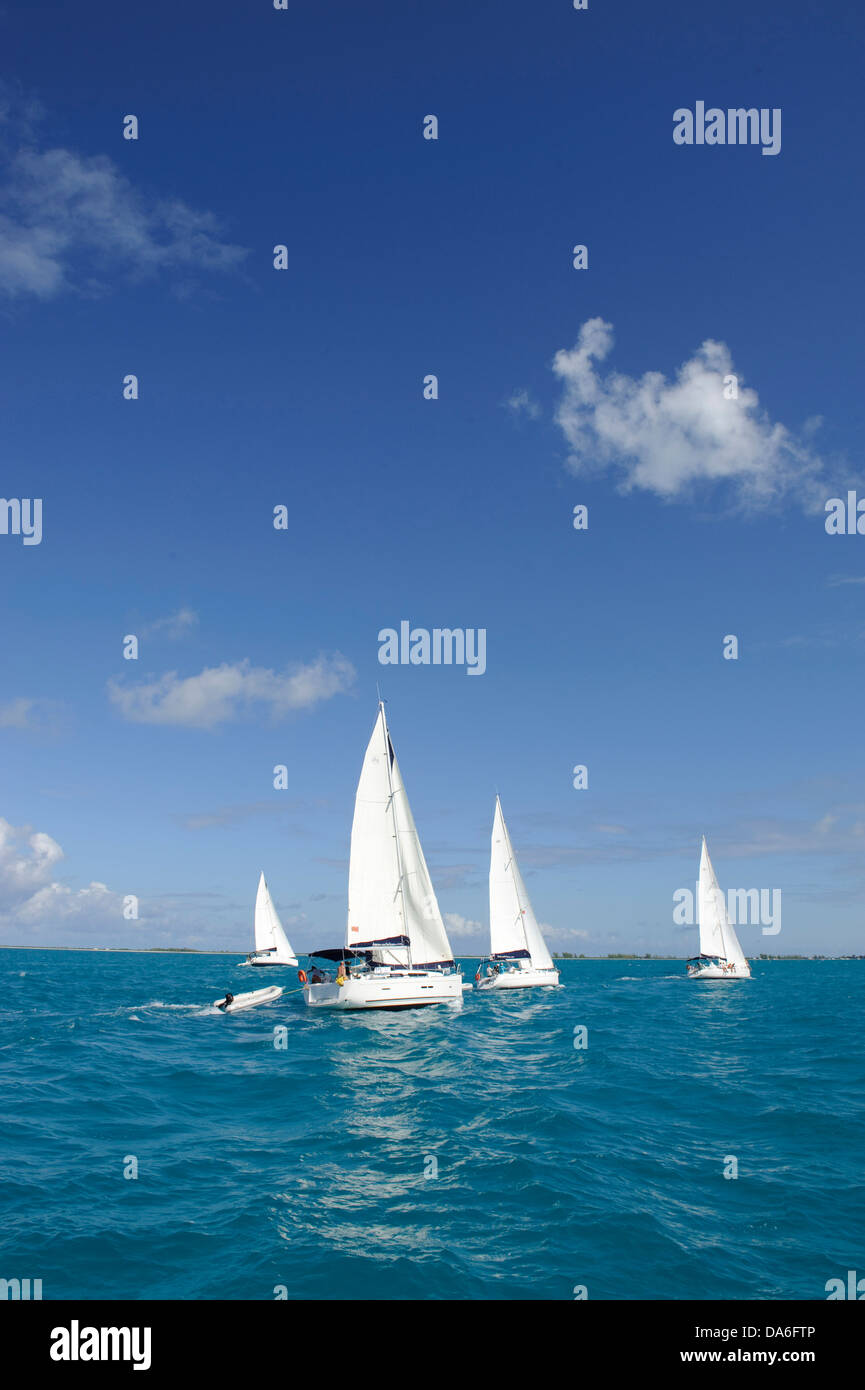 BVI, Britische Jungferninseln, Virgin Islands, British Virgin Islands, Insel, Insel, Anegada, Karibik, Meer, Segelboot, Segeln, Stockfoto