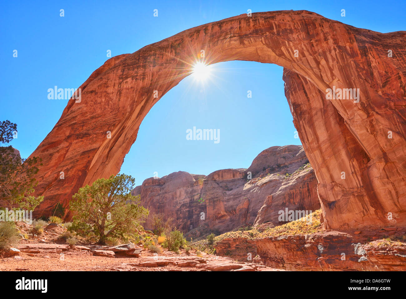 USA, USA, Amerika, Arizona, Seite, Nordamerika, Südwesten, Arizona, Glen Canyon, Lake Powell, See, Rainbow Bridge, eine Stockfoto