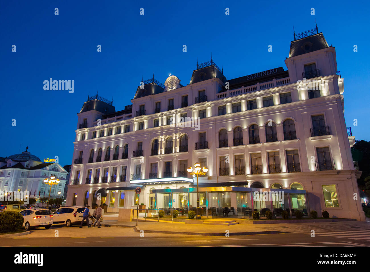 Hotel Sardinero Santander Kantabrien Spanien Stockfoto