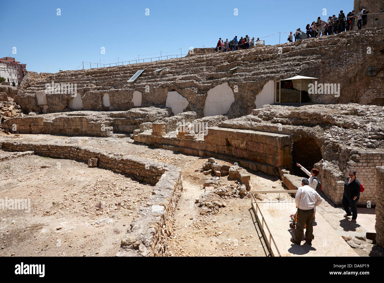 römischen Zirkus Ruinen von Tarraco Unesco World Heritage Site Tarragona Katalonien Spanien Stockfoto