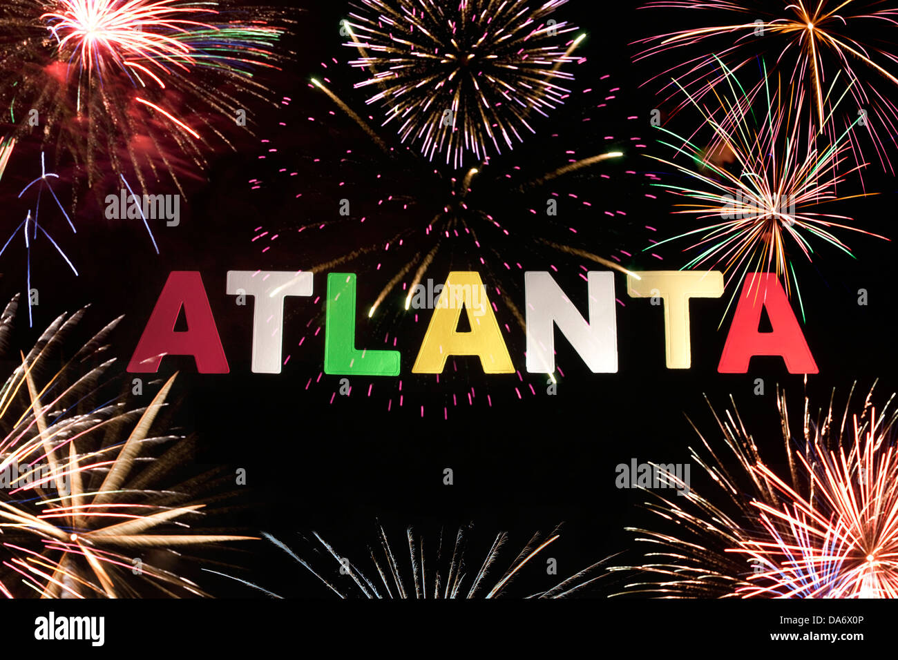 ATLANTA GEORGIA USA ZEICHEN Stockfoto