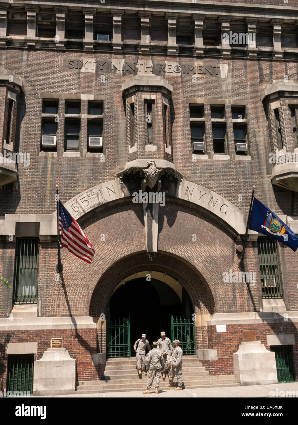 69. Regiment Armory, 68 Lexington Avenue am 26th Street, New York City Stockfoto