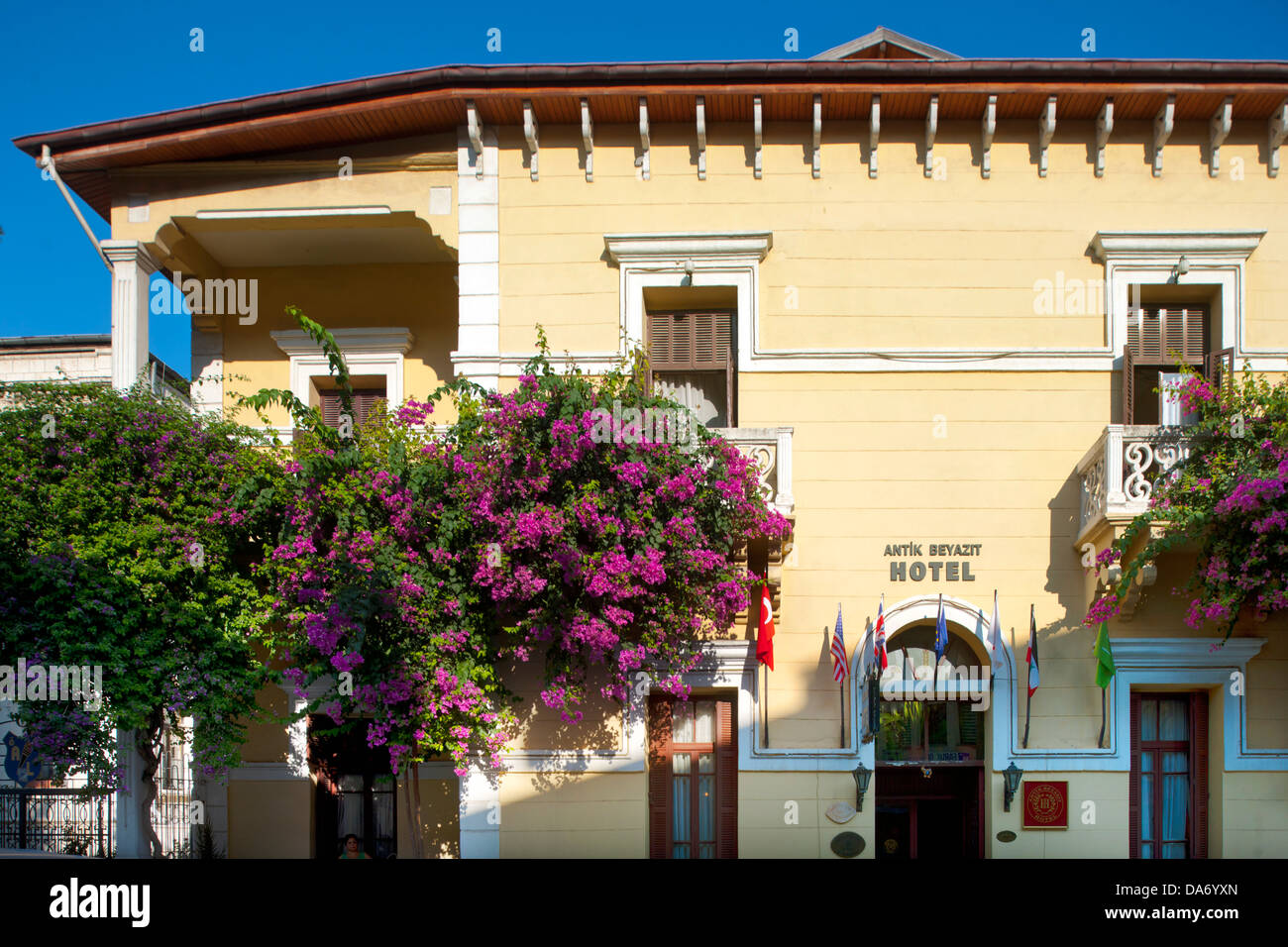 Türkei, Provinz Hatay, Antakya, Hükümet Caddesi, Antik Beyazit Hotel Stockfoto