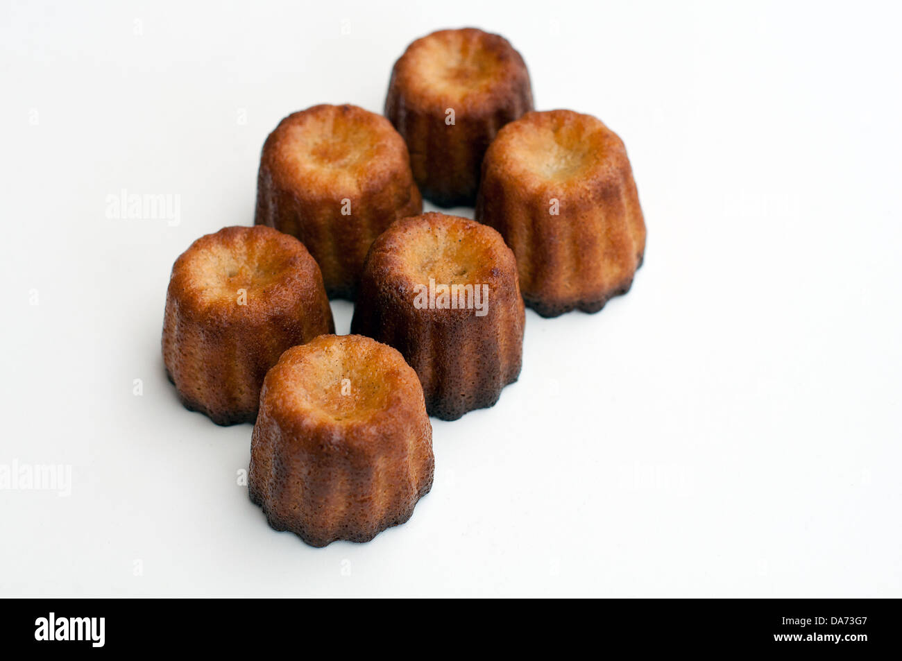 Canneles Bordelais französische regionale Kuchen Stockfoto